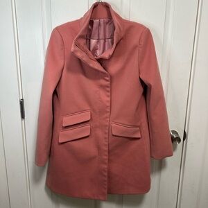 Chic Women's Pink Trench Coat